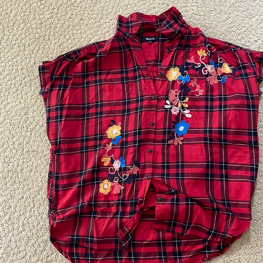 Madewell Plaid Tee
